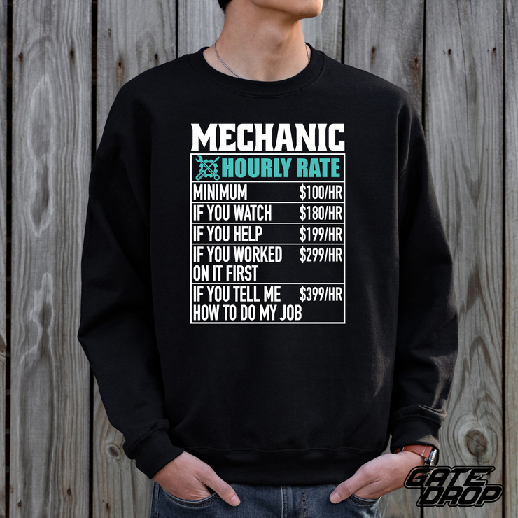 Gate Drop Moto Dad Mechanic Adult Sweatshirt