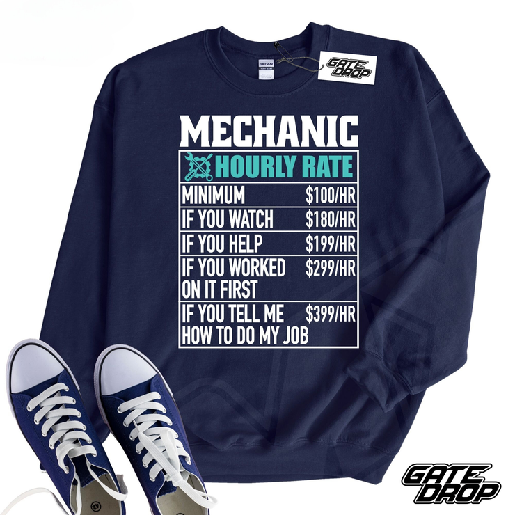 Gate Drop Moto Dad Mechanic Adult Sweatshirt