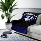 Motocross Plate Sherpa Blanket