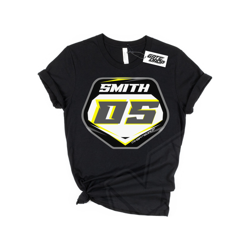 Gate Drop Name and Number Plate Adult Shirt