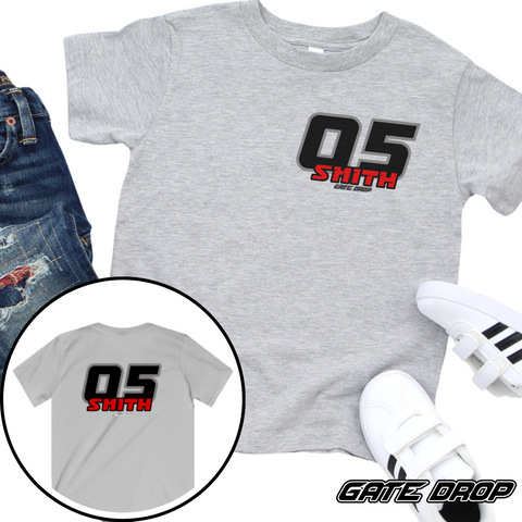 Gate Drop Personalized MX Name and Number Kids EU Gildan Shirt