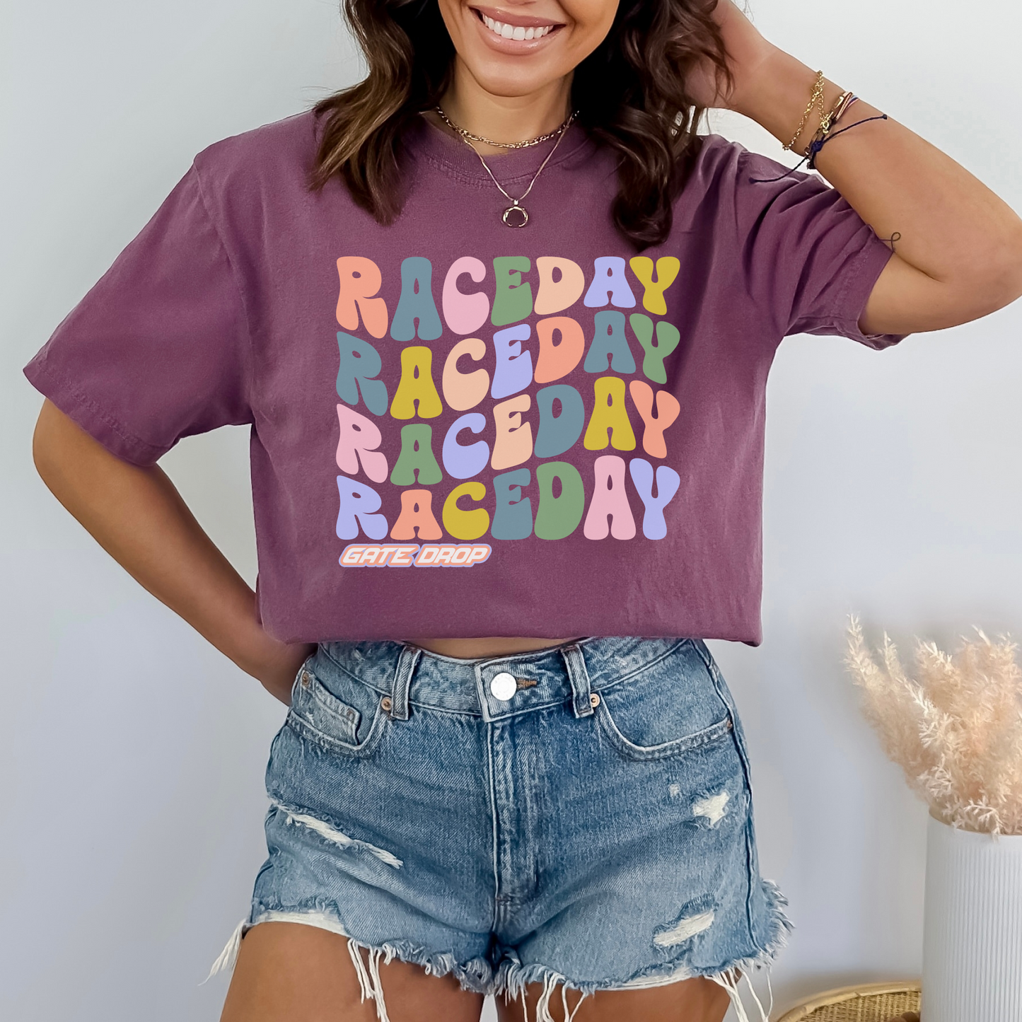 Gate Drop Race Day Retro Vibes Shirt