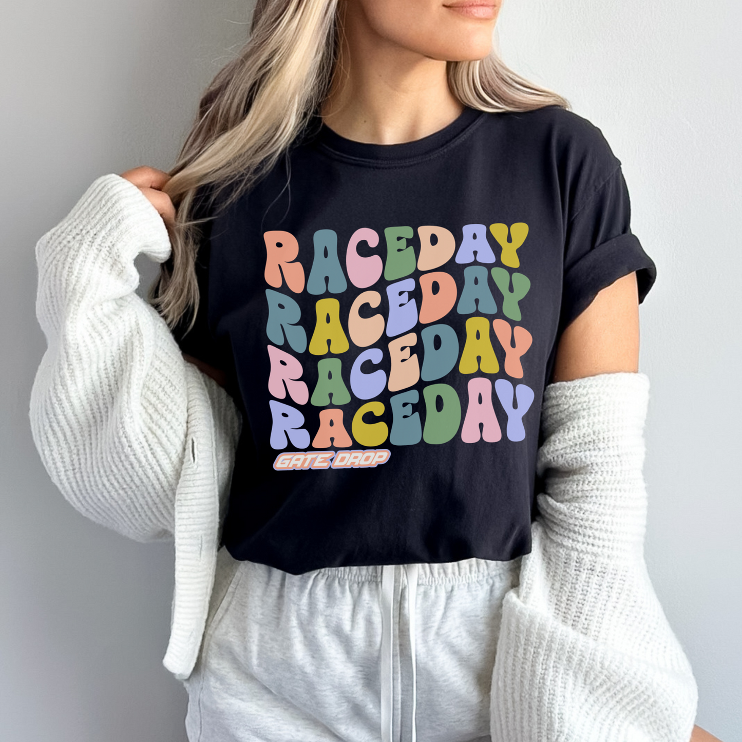 Gate Drop Race Day Retro Vibes Shirt