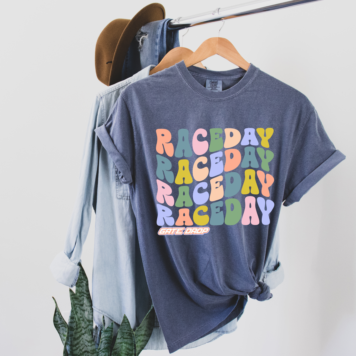 Gate Drop Race Day Retro Vibes Shirt