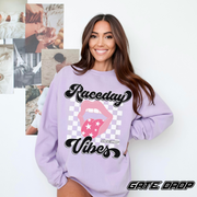 Gate Drop Race Mama Raceday Vibes Sweatshirt - Comfort Colors®