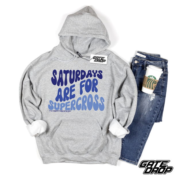 Gate Drop Saturdays Are For Supercross Hoodie