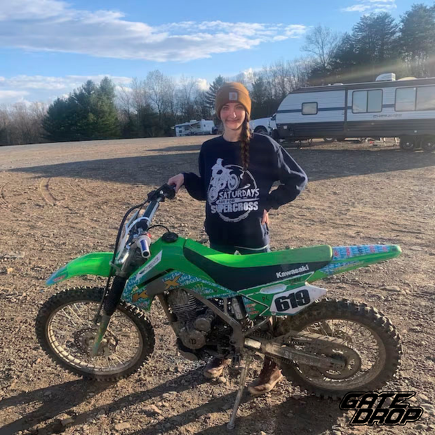 Saturdays Are For Supercross Crewneck Sweatshirt