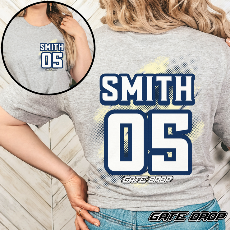 Gate Drop Name and Number Adult Motocross Shirt