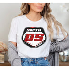 Gate Drop Custom Name and Number MX Plate Adult Shirt