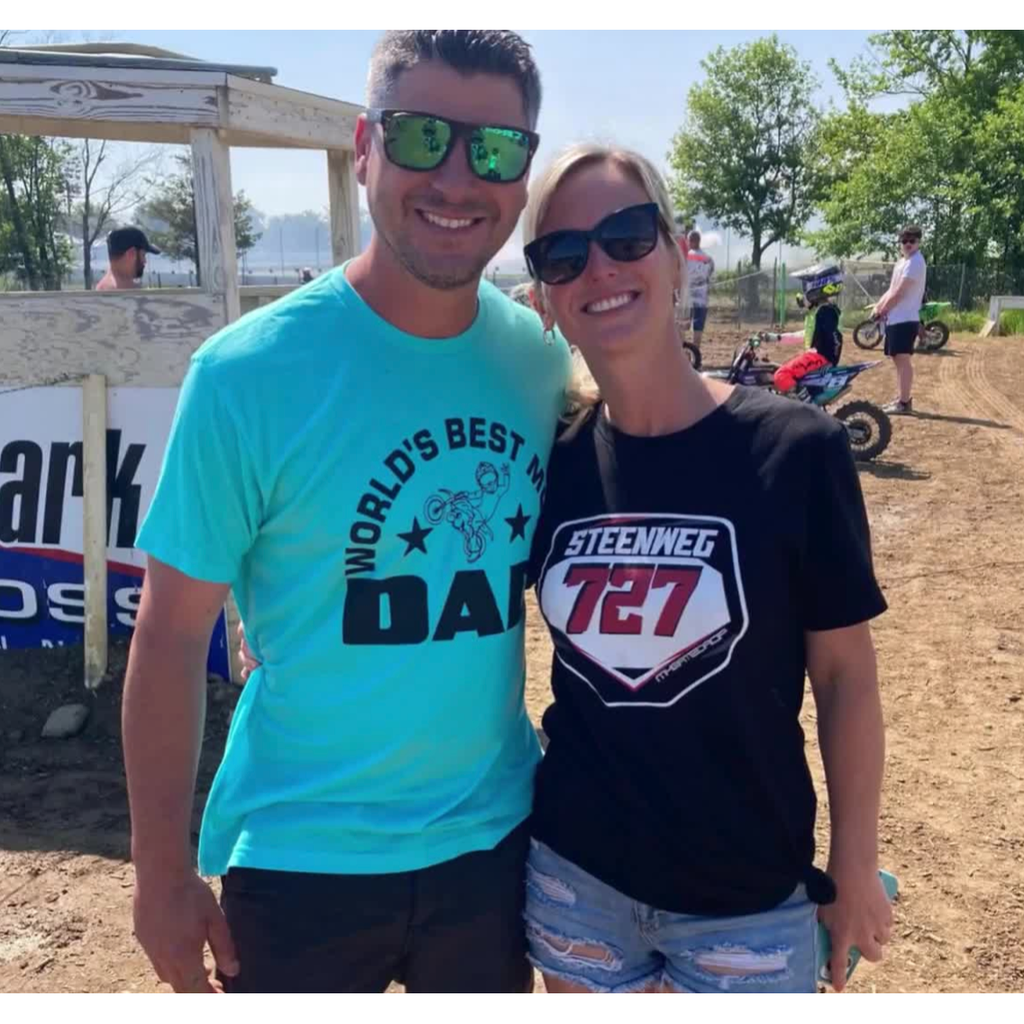 Gate Drop Custom Name and Number MX Plate Adult Shirt