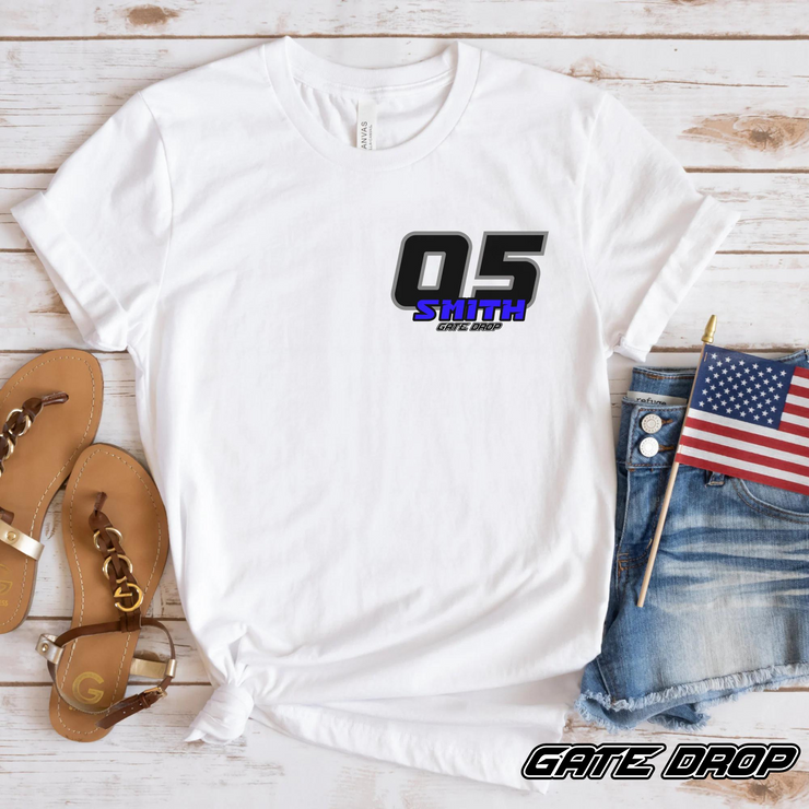 Gate Drop Personalized MX Name and Number Race Tee Shirt