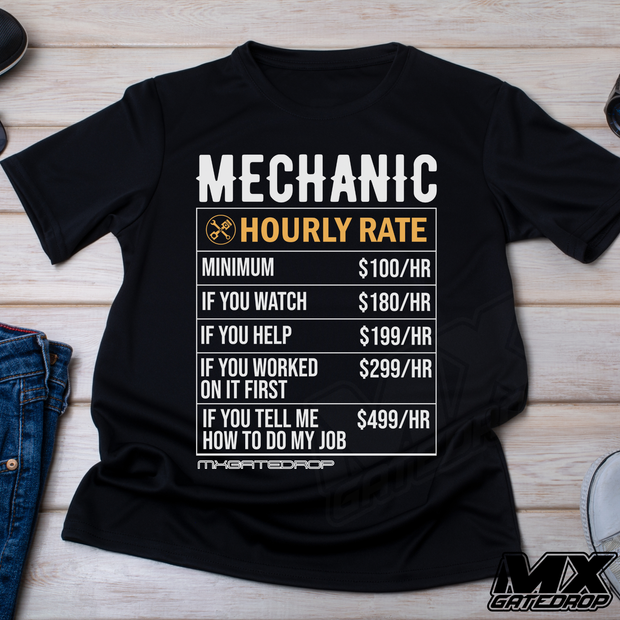 Moto Dad mechanic shirt