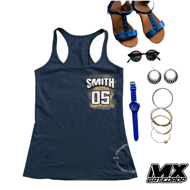 Custom Motocross Racerback Adult Tank Top