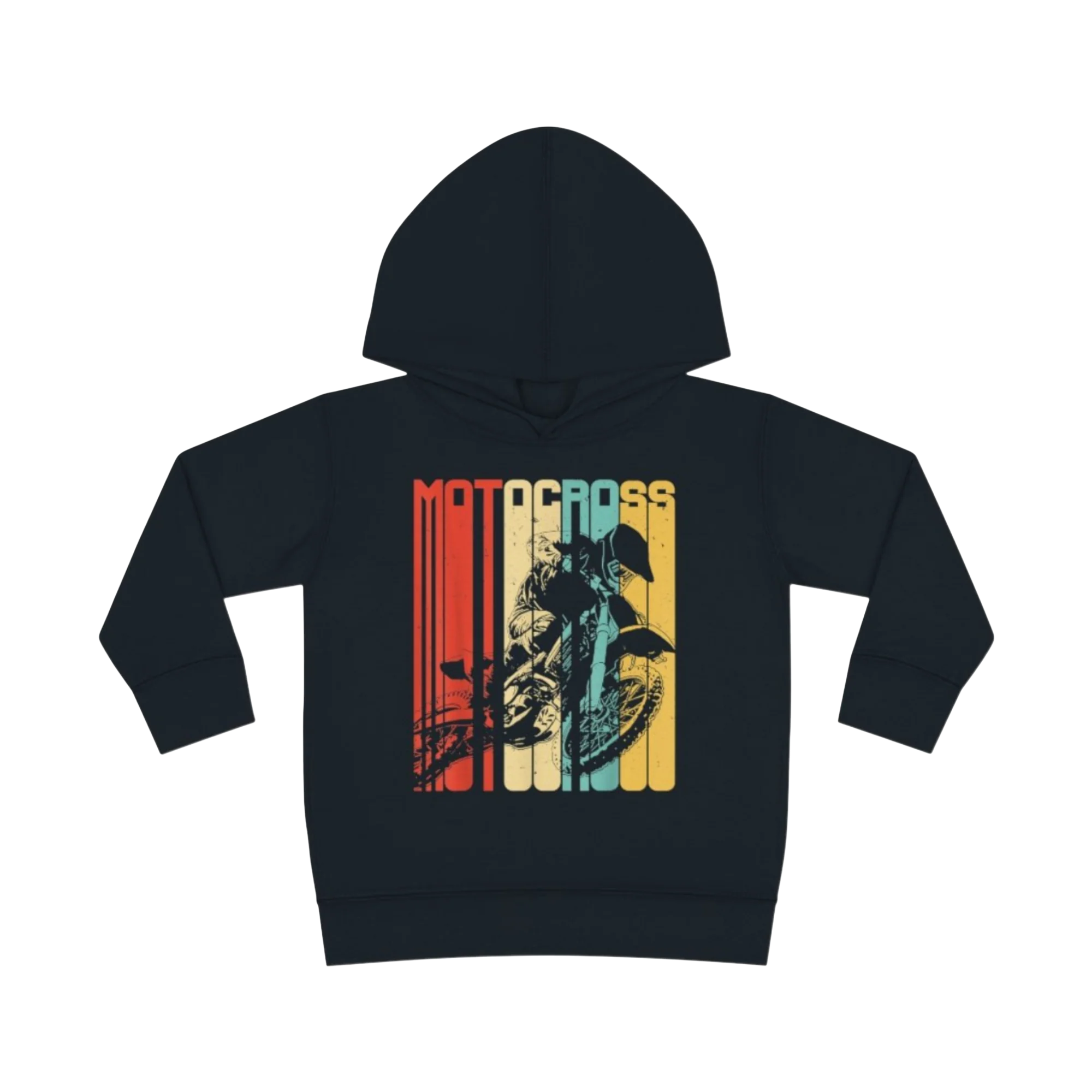 Motocross Dirt Bike Pullover Fleece Hoodie