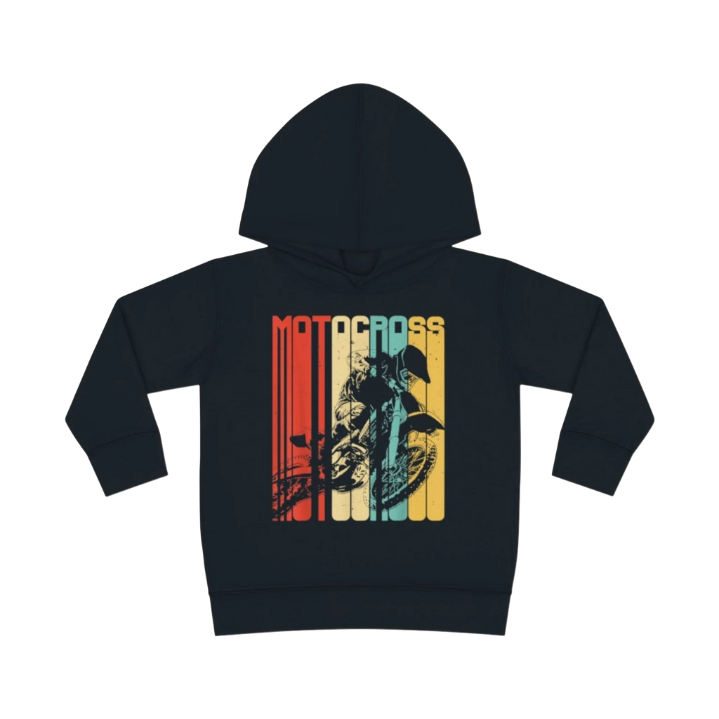 Motocross Dirt Bike Pullover Fleece Hoodie