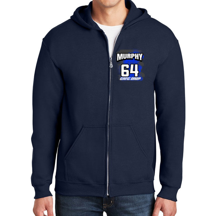 Motocross Custom GateDrop Zip Up Hoodie3