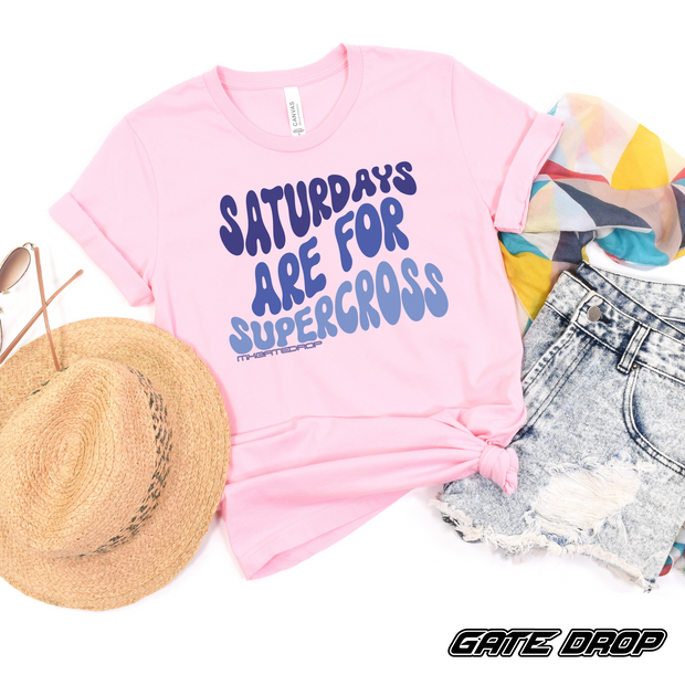 Saturdays are for Supercross Adult Shirt