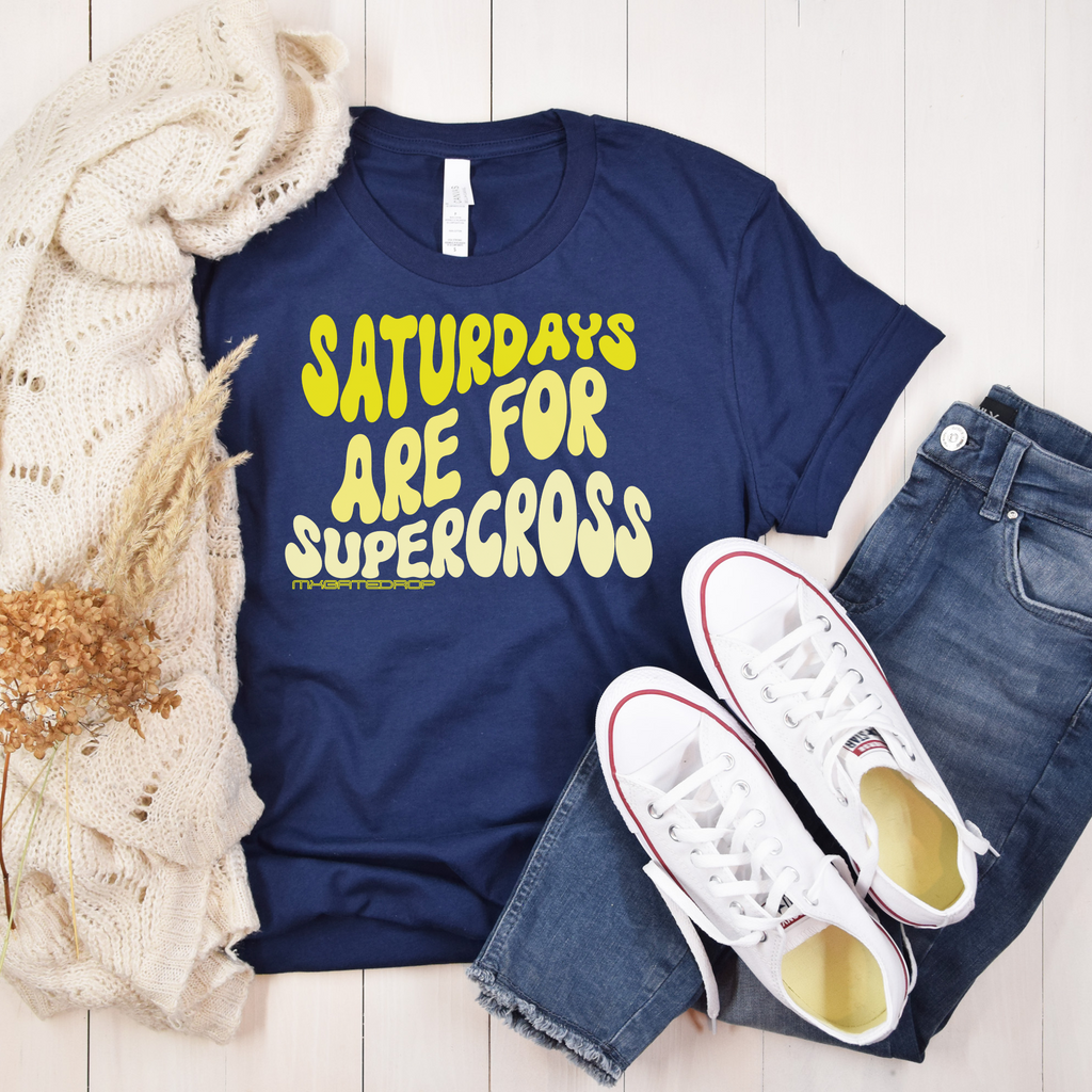 Saturdays are for Supercross Adult Shirt