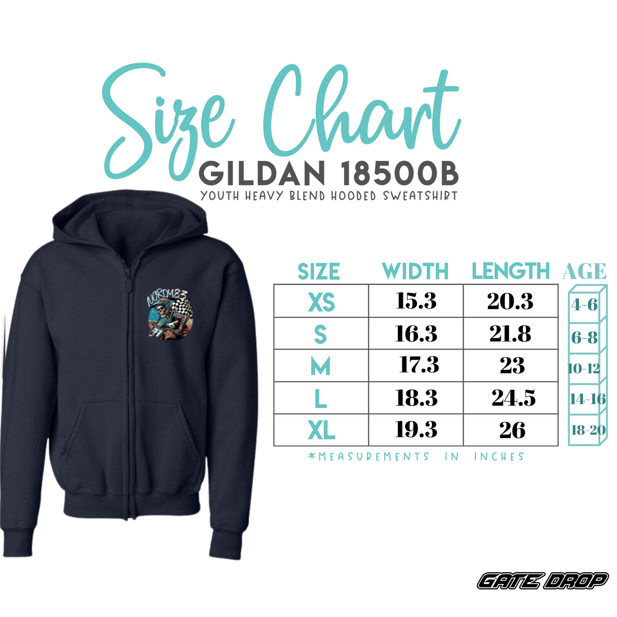 Riding Skeleton Full-Zip Hoodie