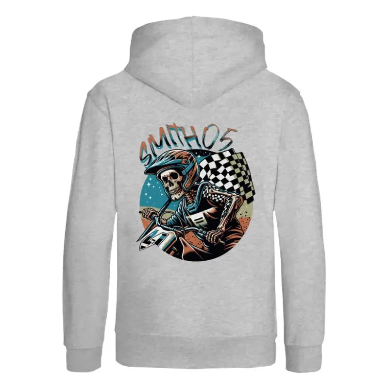 Riding Skeleton Full-Zip Hoodie