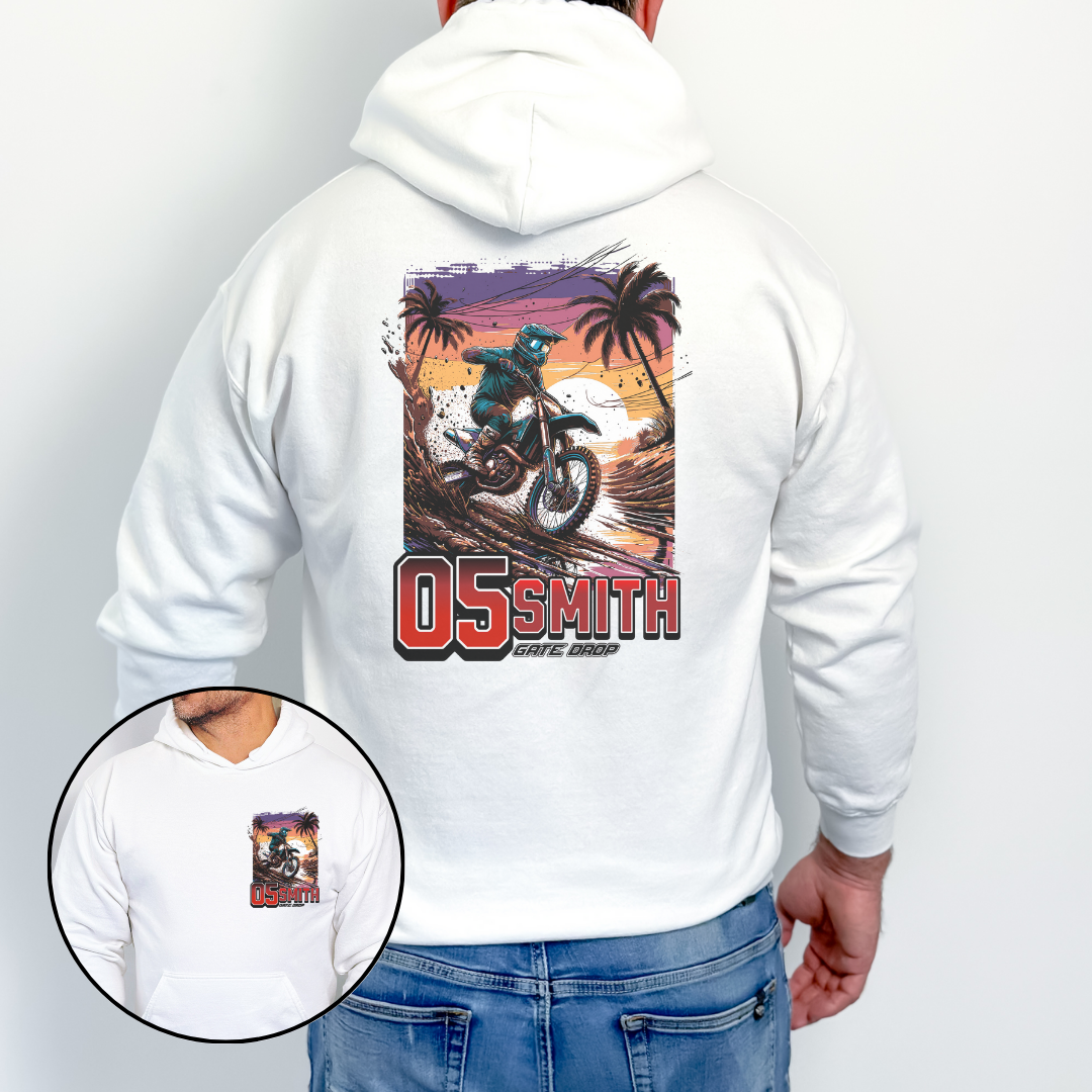 Personalized Summer Motocross Hoodie