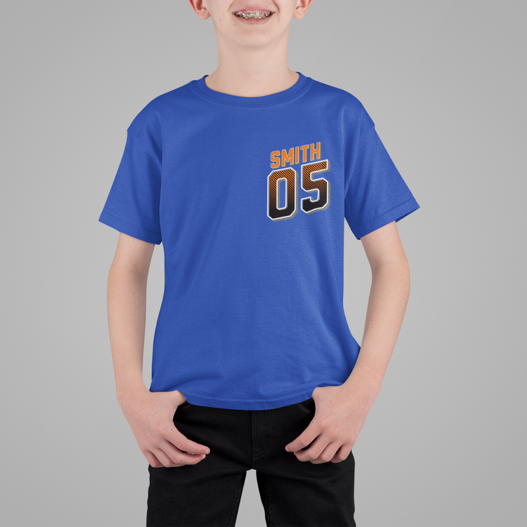 Youth Personalized Front and Back Summer Motocross Shirt
