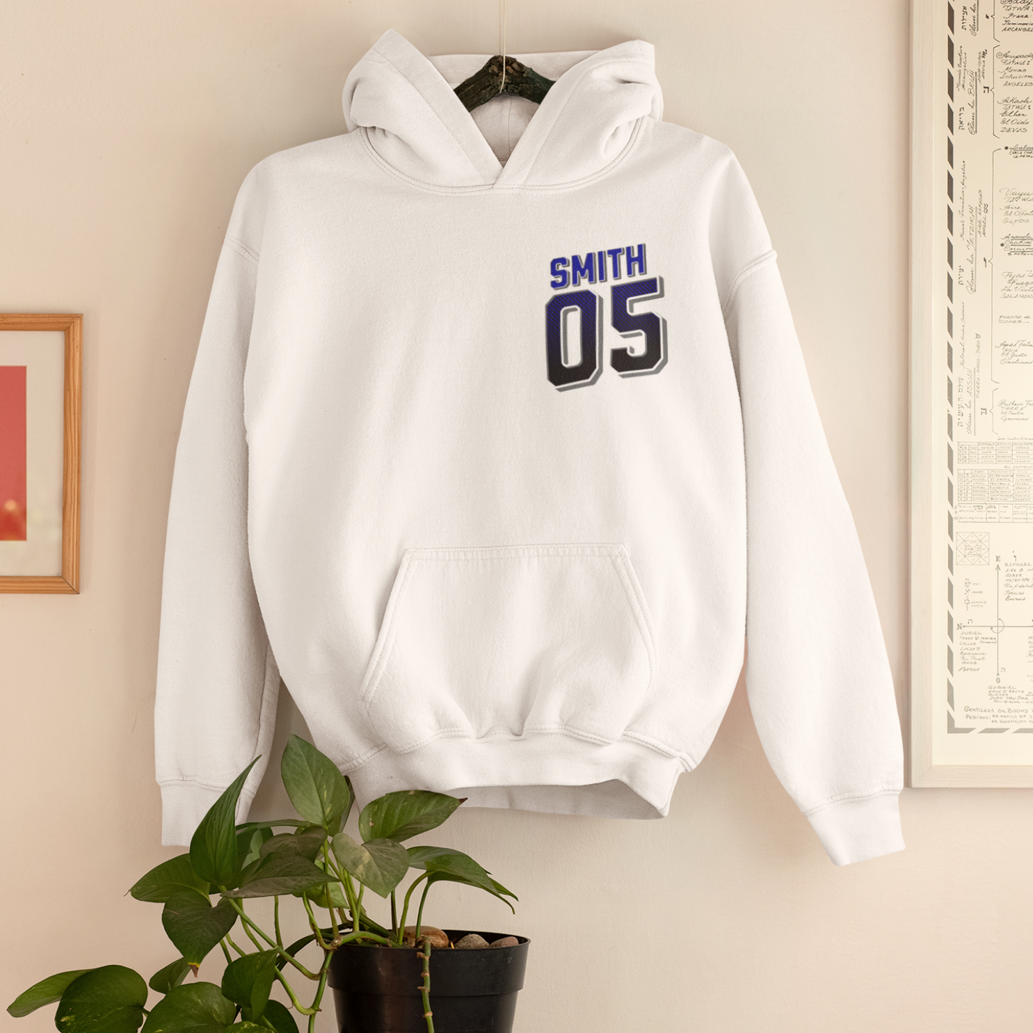 Personalized Front and Back Summer Motocross Youth Hoodie
