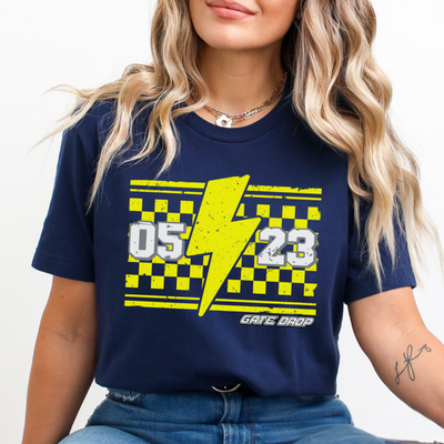 Checkered Bolt Custom Shirt