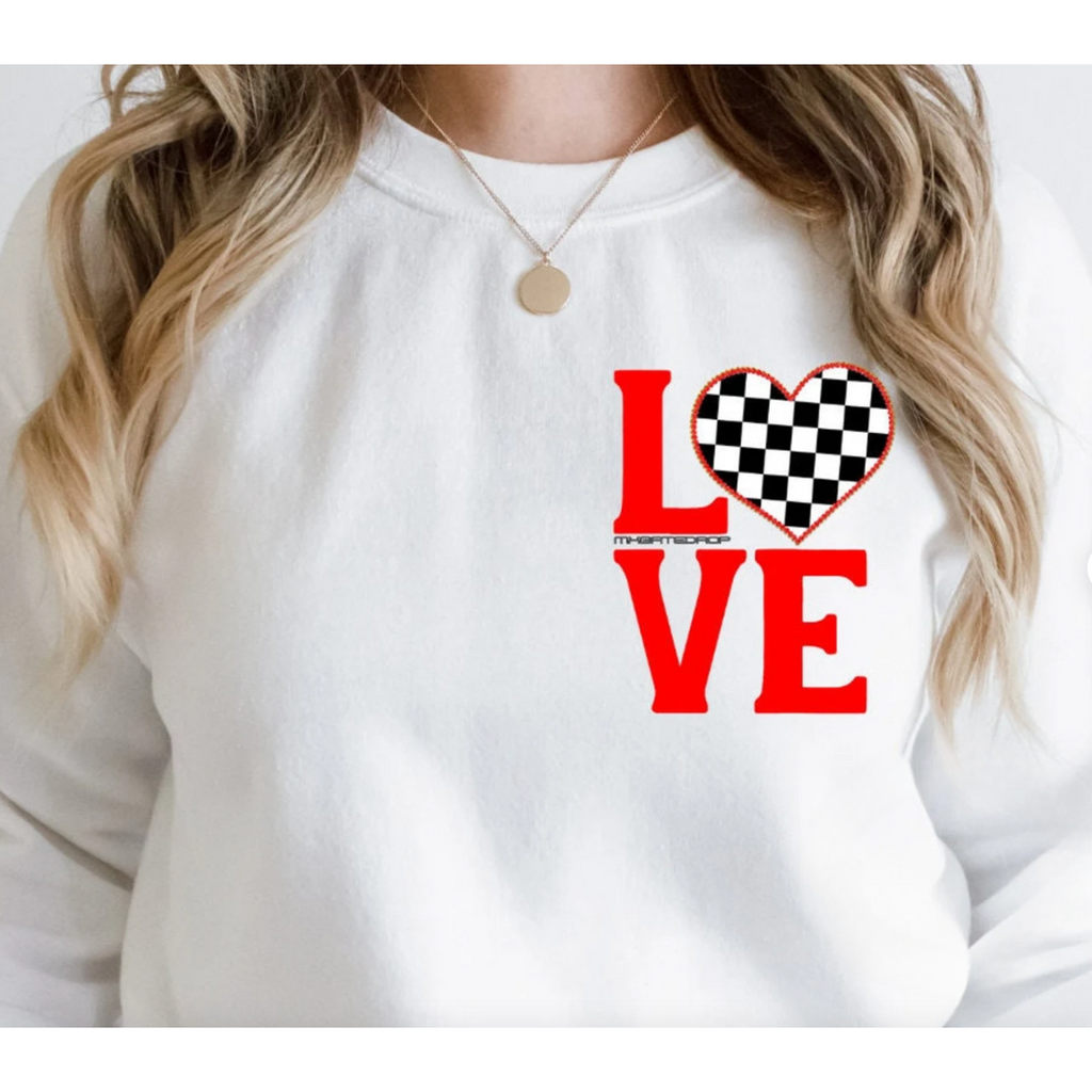 Love Motocross Adult Sweater