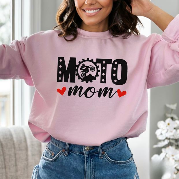 Gate Drop Moto Mom Dirt Bike Adult Sweatshirt