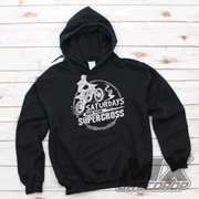 Saturdays Are For Supercross Moto Hoodie