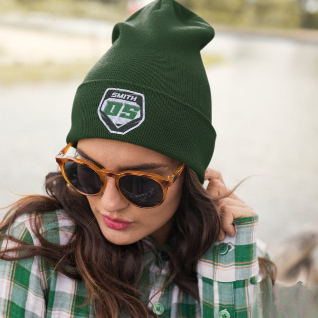 Custom Moto Plate Beanie