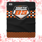 Motocross Plate Sherpa Blanket