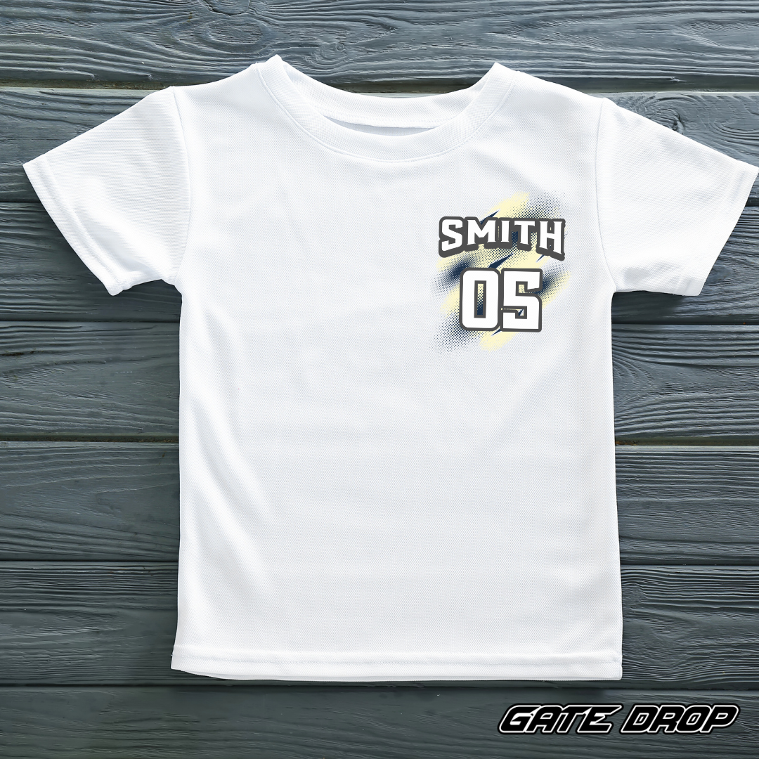 Gate Drop Name and Number Youth Shirt