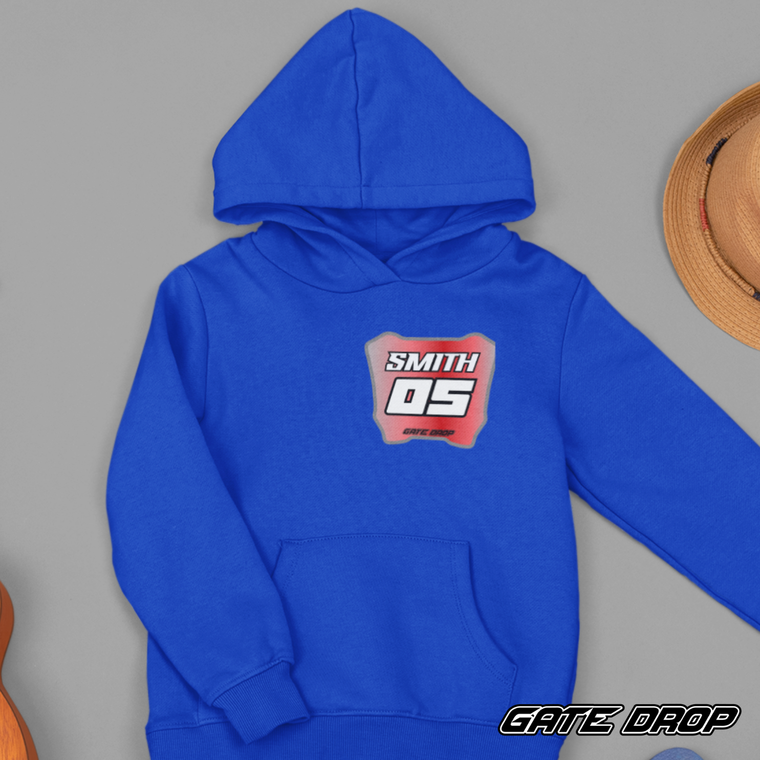 Gate Drop Custom Gradient Plate Youth Hoodie