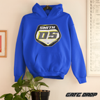 Gate Drop Dirt Bike Name and Number Plate Youth Hoodie