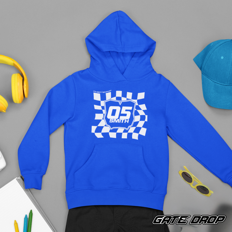 Gate Drop Custom Checkered Plate Youth Hoodie