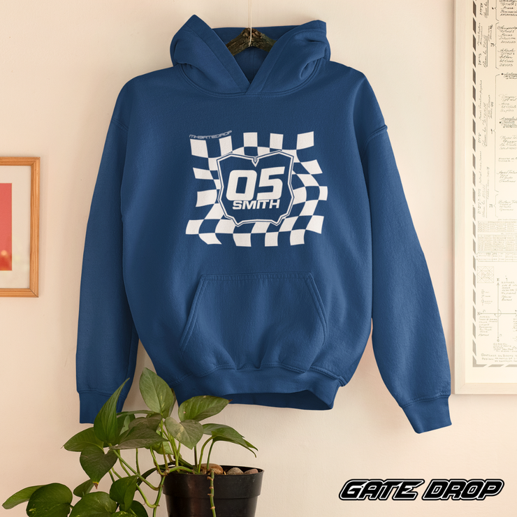 Gate Drop Custom Checkered Plate Youth Hoodie