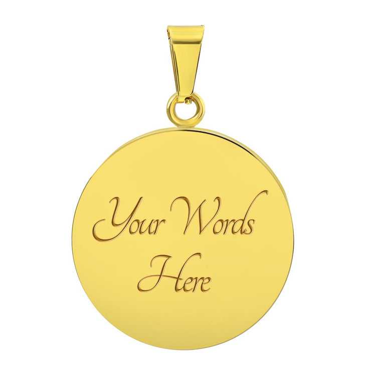 Custom Moto Mom Girfriend Necklace