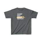 Eat Sleep Motocross Repeat Tee-shirt for Children