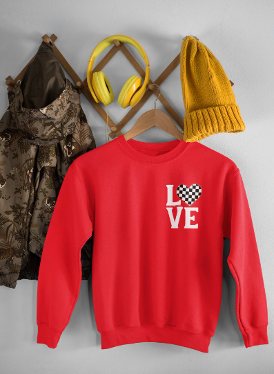 Love Motocross Adult Sweater