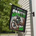 Personalized Motocross Garden and house Banner