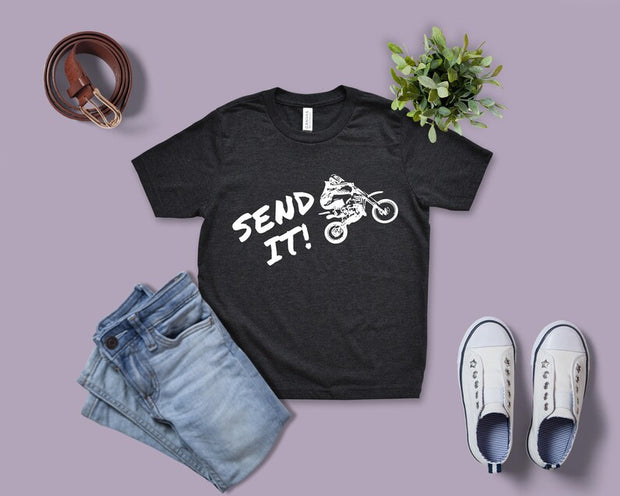 Send It Motocross Kids Shirt