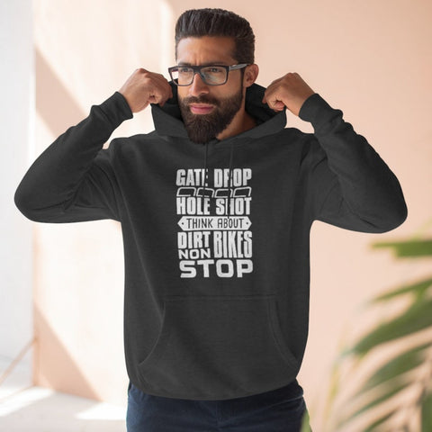 Adult Gate Drop Non Stop Motocross hoodie