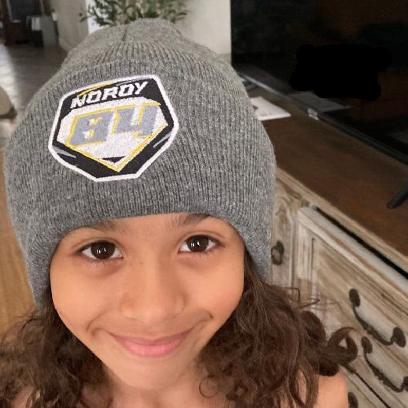 Custom Moto Plate Beanie