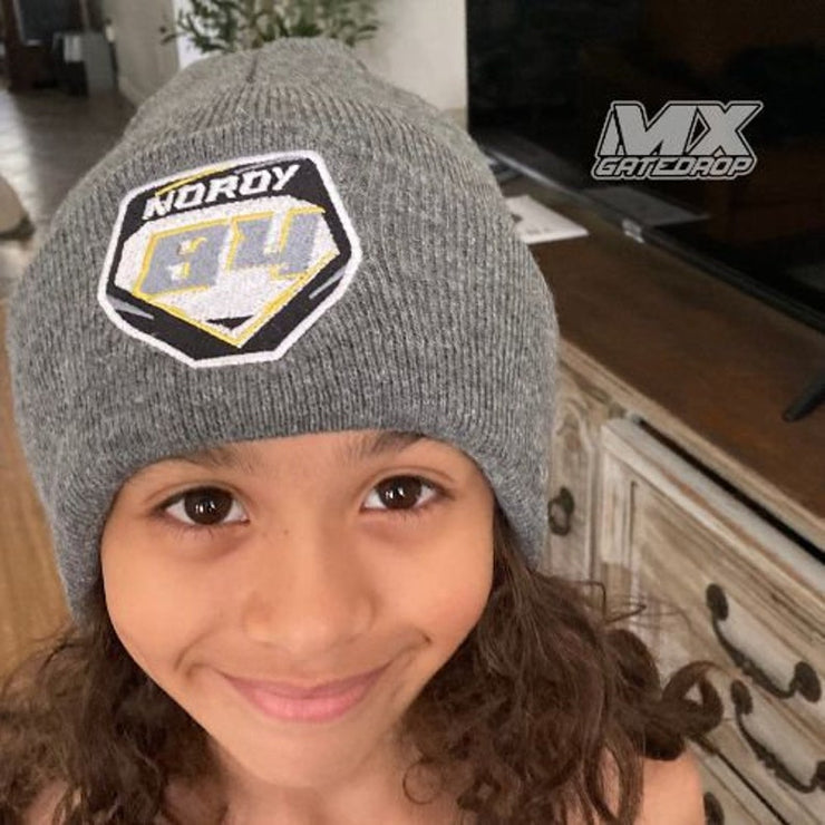 Gate Drop Custom Name and Number Plate Beanie