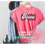 Race Mama Checkered Shirt