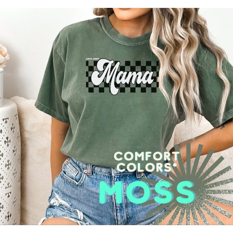 Race Mama Checkered Shirt