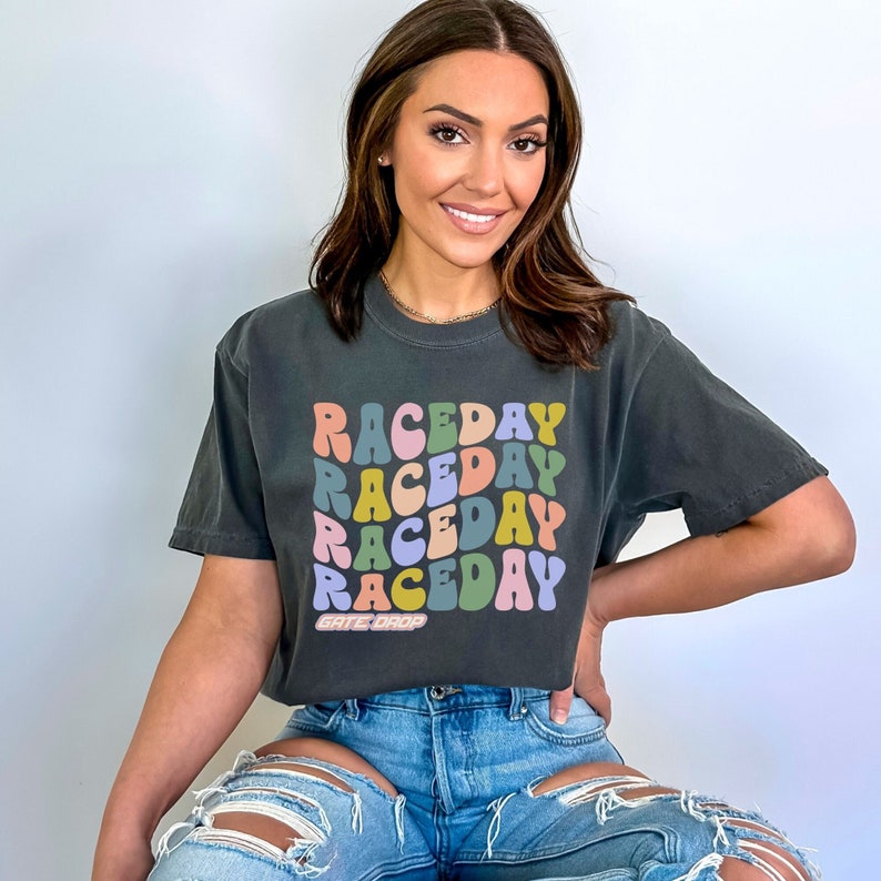 Race Day Retro Vibes Motocross Shirt - Comfort Colors®