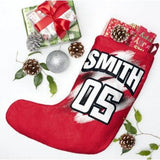 Christmas Stockings | Motocross stockings | Christmas socks | Name and Number Christmas Stockings | Personalized Christmas Stockings